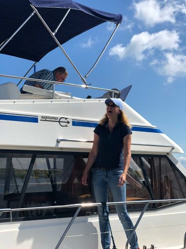 petra van dok uit den helder op een neptunus 133 samen met peter van dok